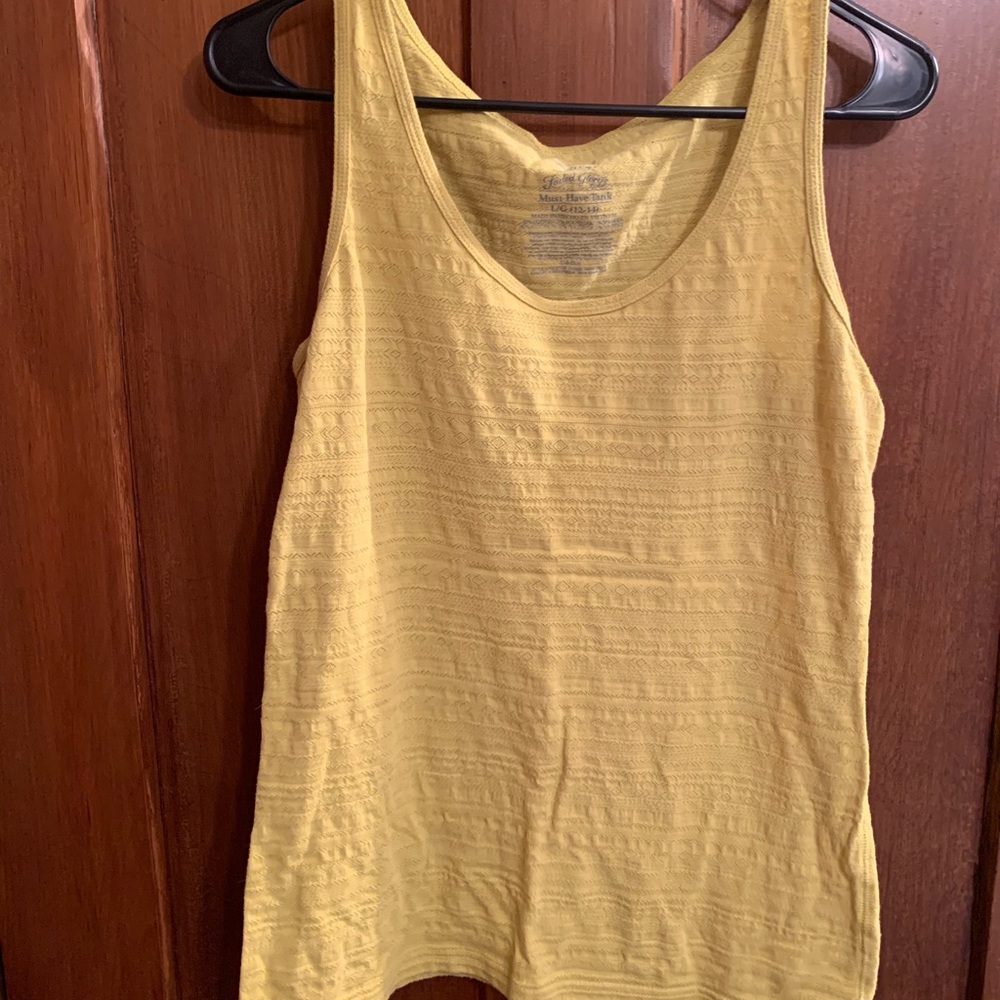 Tribal pattern yellow tank